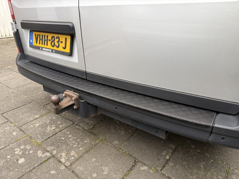 Aluminium bumper beschermer VW Crafter 2017> zwart