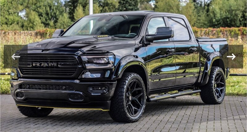 Sidebars Dodge RAM 1500 2018-2024 4 inch